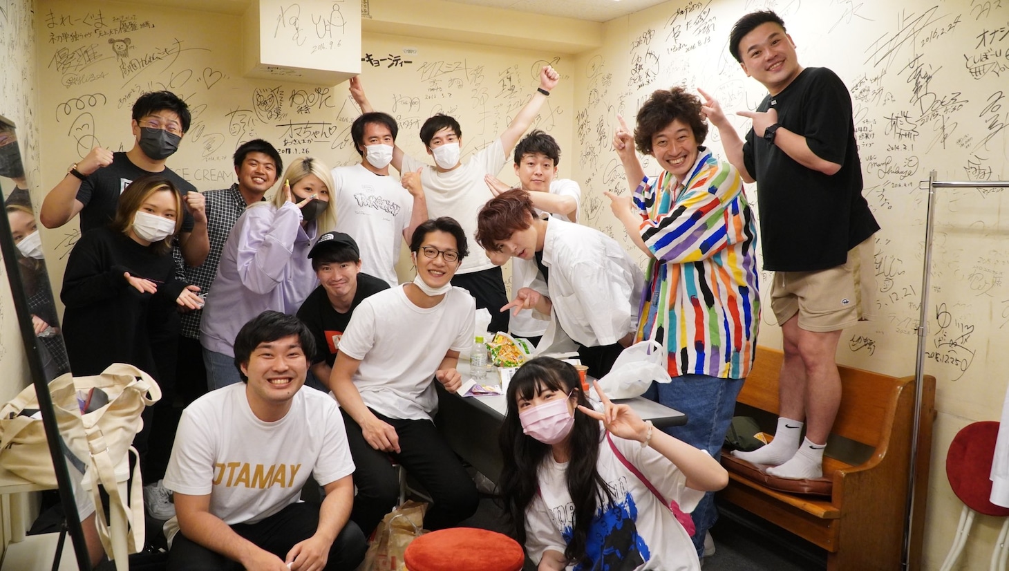 単独ライブ「ヤマト最終形態」の終演後の様子。(c)水倉こずえ