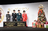 左から梶裕貴、小澤征悦、ぺこぱ。