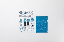 ラニーノーズのクリアファイル。