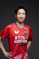 「笑神籤」のプレゼンターを務める水谷隼。