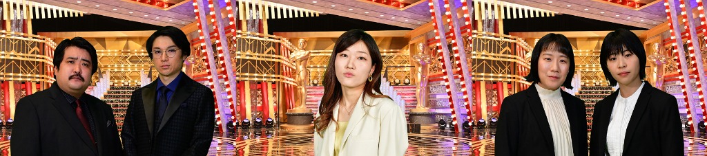 「最優秀話題賞」にノミネートされた（左から）空気階段、ヒコロヒー、Aマッソ。(c)TBS