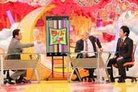 （左から）原口あきまさ、JP、ガリベンズ矢野。(c)フジテレビ