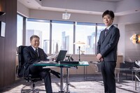 CM撮影中のフットボールアワー。