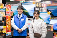 CM撮影中の蛙亭。