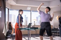 CM撮影中の蛙亭。