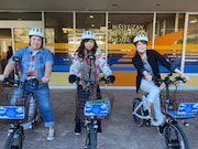 左から紅しょうが・熊元プロレス、ハイヒール・モモコ、紅しょうが稲田。(c)読売テレビ