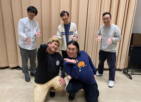 東京03とビスケットブラザーズ。