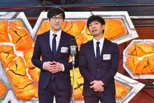 「M-1グランプリ2021」敗者復活戦でトップバッターを務めたキュウ。