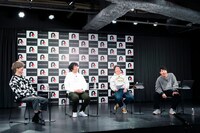 左から川谷絵音、マンボウやしろ、さらば青春の光・森田、東ブクロ。（撮影：渡邊玲奈／田中聖太郎写真事務所）