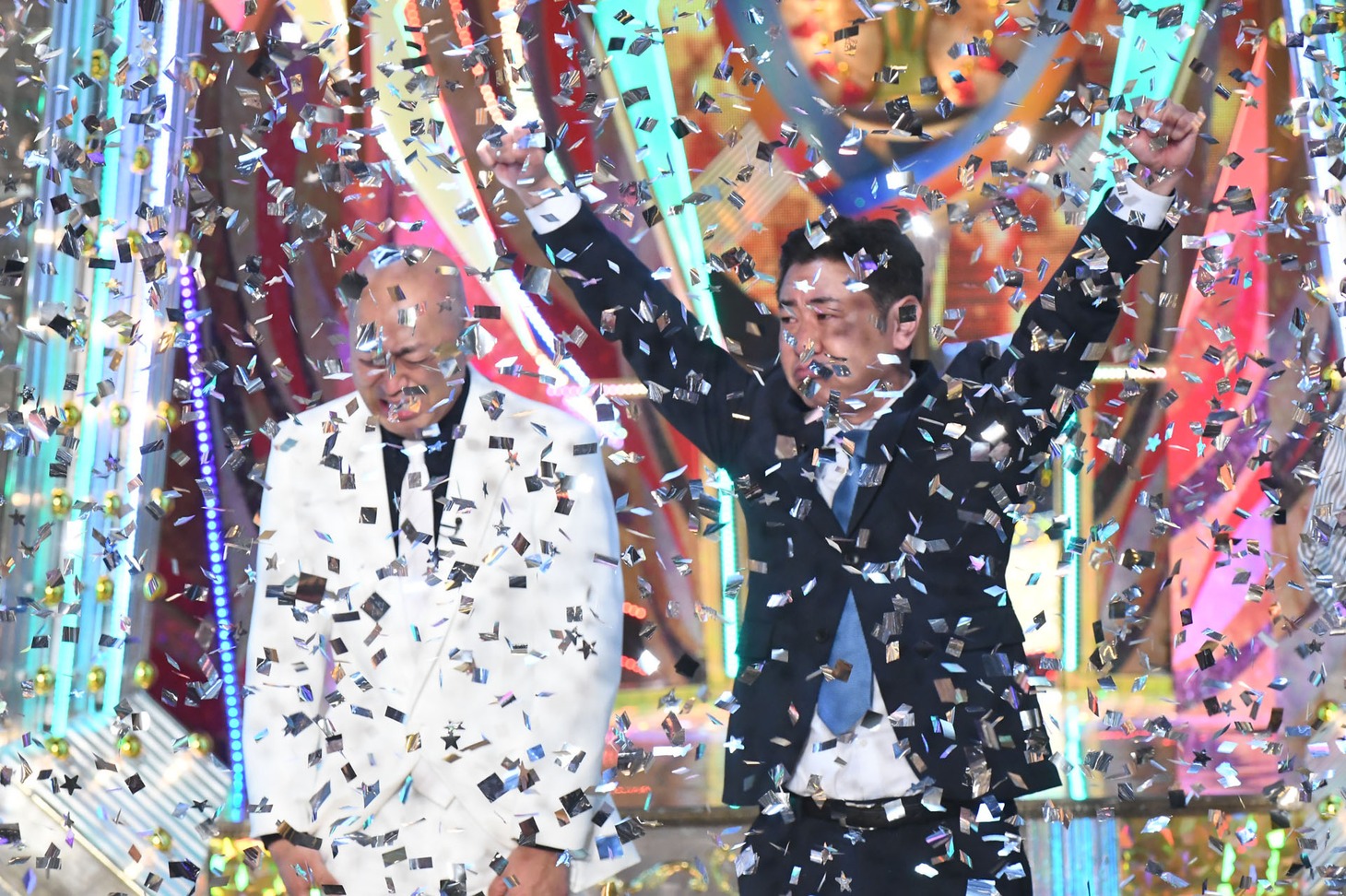 「M-1グランプリ2021」で優勝した錦鯉。