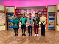 左から、ハリセンボン春菜、東京03、滝沢カレン。