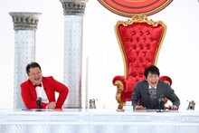 ブラックマヨネーズ小杉と千原ジュニア。(c)関西テレビ