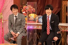 千原ジュニアとバカリズム。(c)フジテレビ