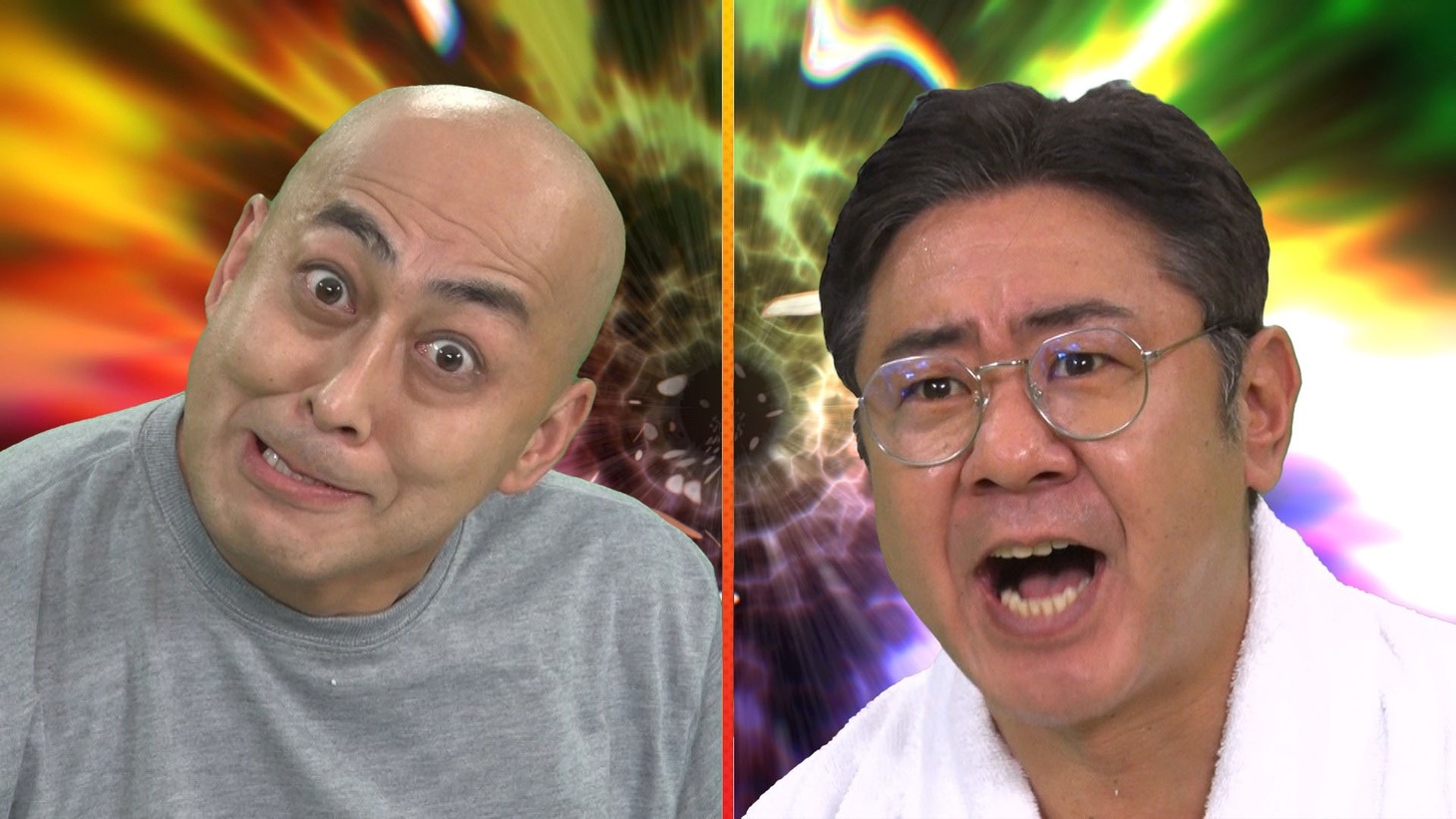 “究極の快眠枕”が生まれるまでの物語を演じる錦鯉。