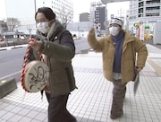 有吉弘行と浜口京子。(c)フジテレビ