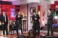 左からさまぁ～ず、内村光良、今田耕司。(c)日本テレビ