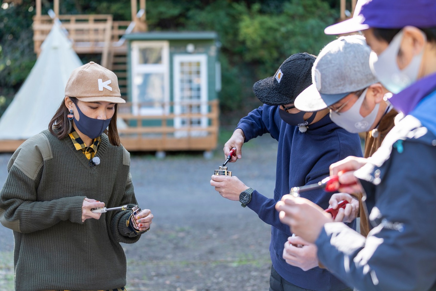 「おぎやはぎのハピキャン」のワンシーン。