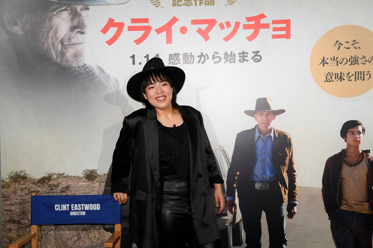 「クライ・マッチョ」公開記念イベントに登壇したゆりやんレトリィバァ。