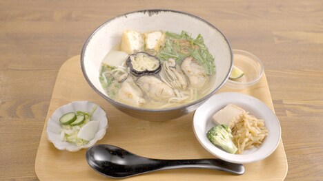 牡蠣うどん