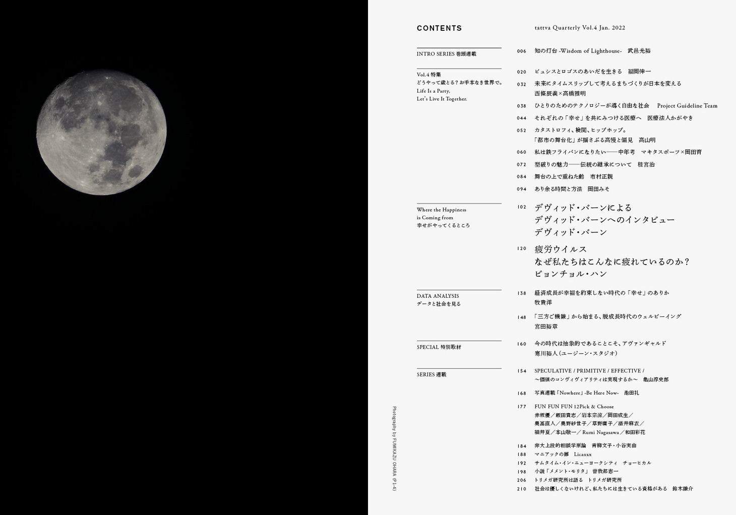 「tattva Vol.4」より。