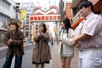 左からラランド・サーヤ、青山ひかる、由良ゆら、ラランド・ニシダ。