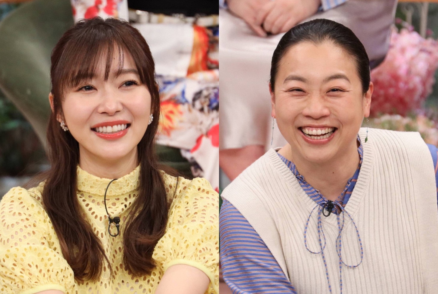 「トークィーンズ」MCの（左から）指原莉乃、いとうあさこ。(c)フジテレビ