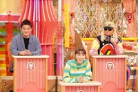 （左から）スピードワゴン井戸田、若槻千夏、DJ KOO。(c)フジテレビ