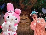 松原タニシとマイメロディ。