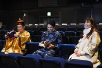 かまいたちと渋谷凪咲（右）。(c)関西テレビ