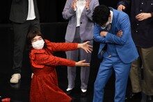 ゆにばーすの優勝が決定した場面。