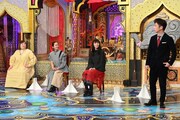 左から3時のヒロインかなで、優香、美緒、フットボールアワー後藤。(c)日本テレビ