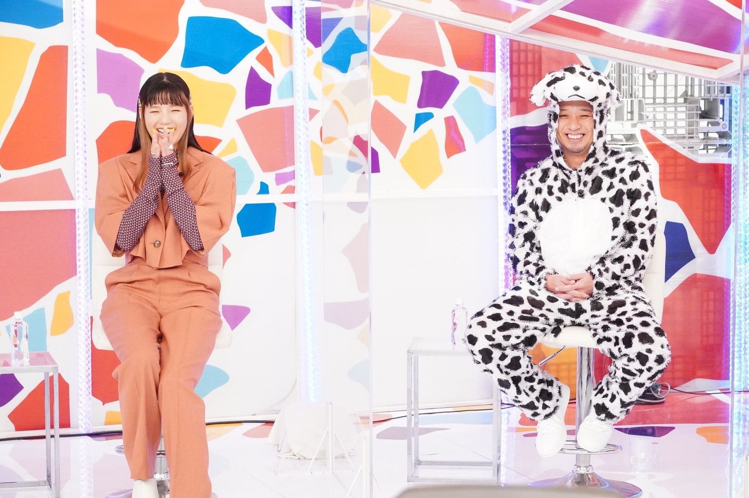 石井杏奈と千鳥・大悟。(c)フジテレビ
