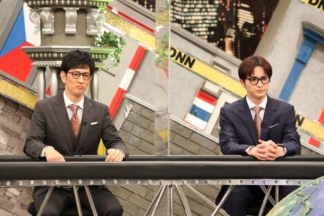 アンタッチャブル柴田と一ノ瀬颯。(c)フジテレビ