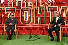 タモリと王貞治。(c)テレビ朝日