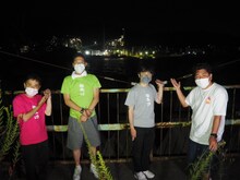 「東野・岡村の旅猿19 プライベートでごめんなさい…バカリズムおすすめ 福岡県の旅 プレミアム完全版」より。