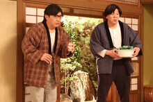 （左から）ずん飯尾、キャイ～ン・ウド鈴木。(c)フジテレビ