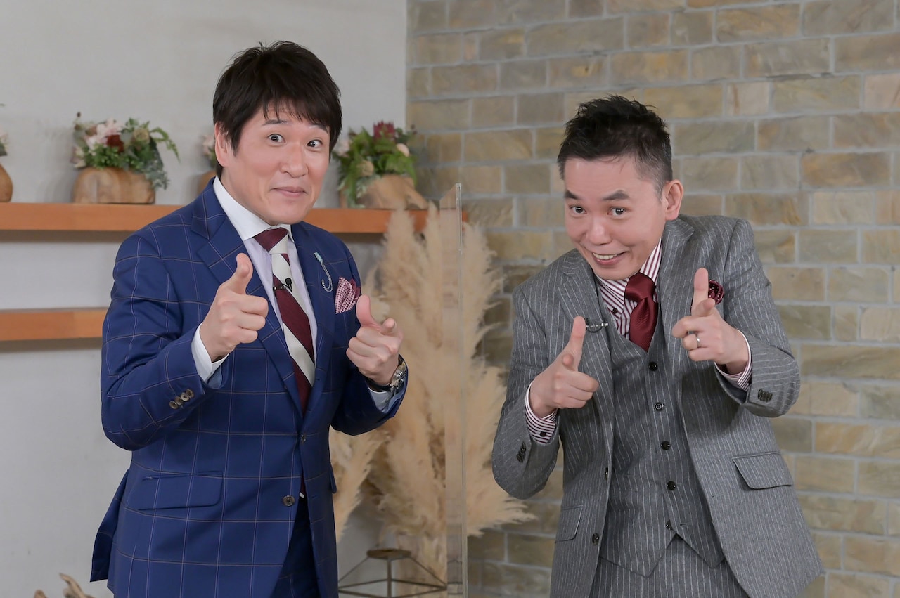 林修（左）と爆笑問題・太田（右）。