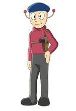 ミルクボーイ内海が演じる「地下リーダー」。