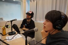 「さすらいラビーのオーライパパ」収録中の様子。