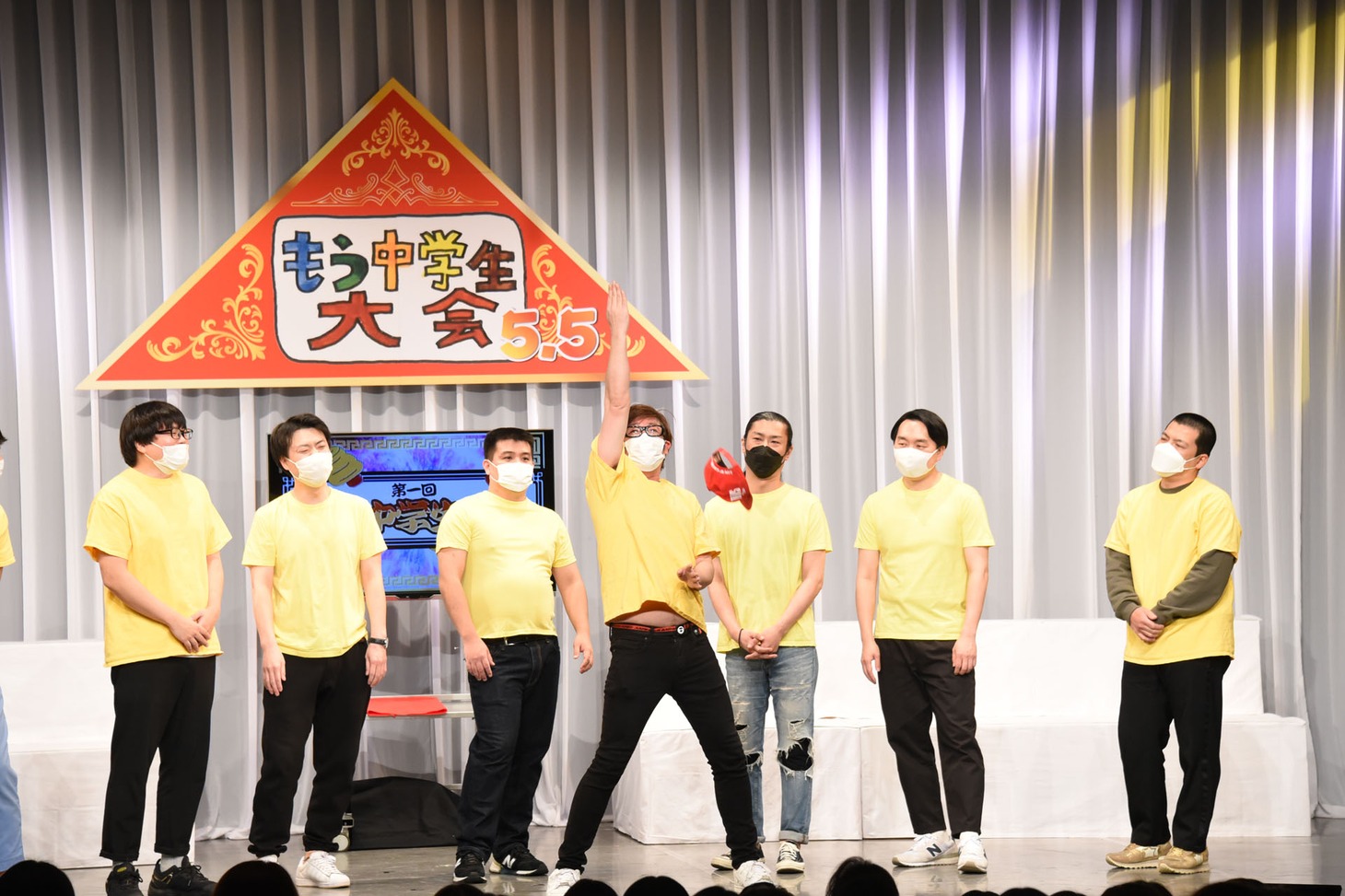 天竺鼠・川原の助言を受けて「とぅいま」のところで帽子を落としてみせるですよ。。