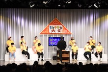 天竺鼠・川原のリクエストで出演者側にも「キャンディテレフォン」を披露するパンサー向井。