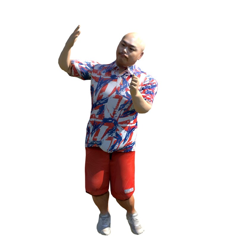 クロちゃんの3Dアバター。