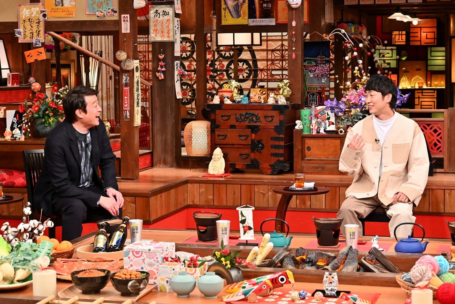 加藤浩次とNON STYLE石田。(c)TBS