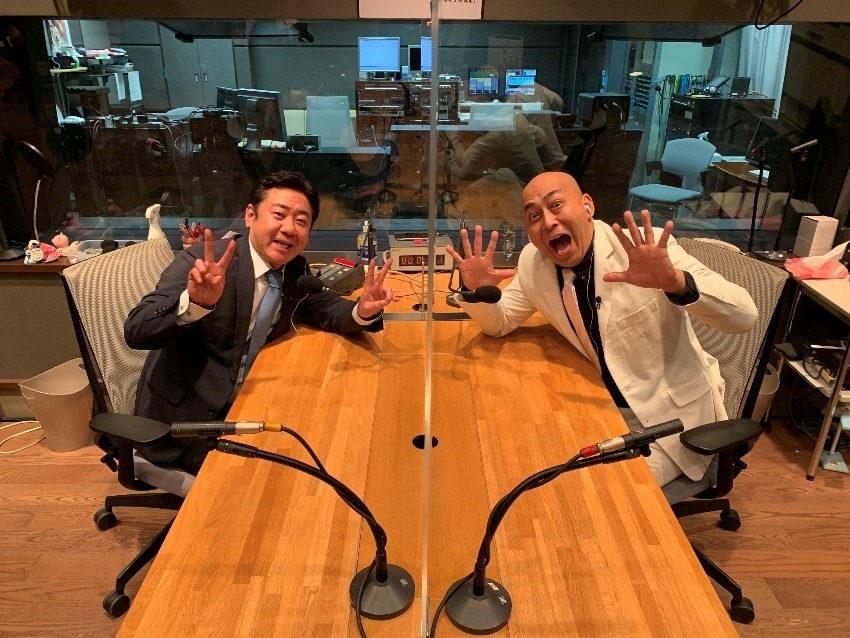 「錦鯉のマサノラジオ」に出演する錦鯉。(c)ABCラジオ