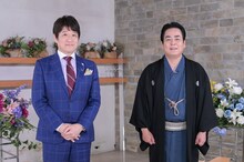 林修（左）と立川談春（右）。