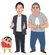 左からしんのすけ、ハライチ。