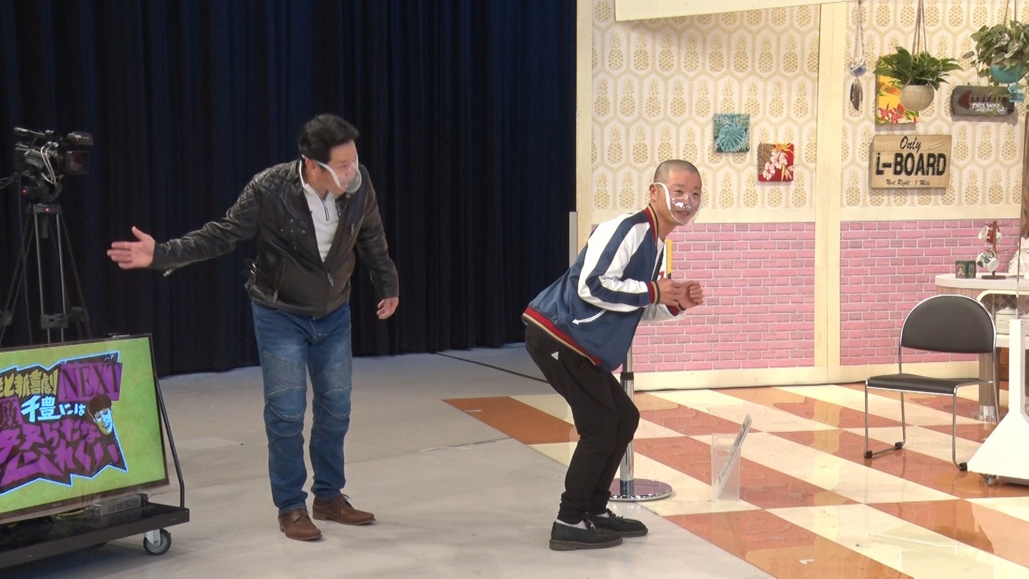 森川隆史とMCのアキナ山名（右）。