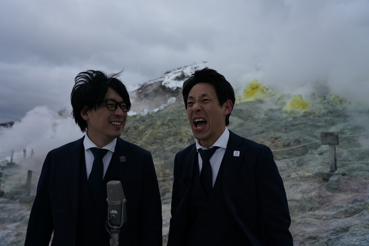 囲碁将棋、北海道の大自然をステージに漫才