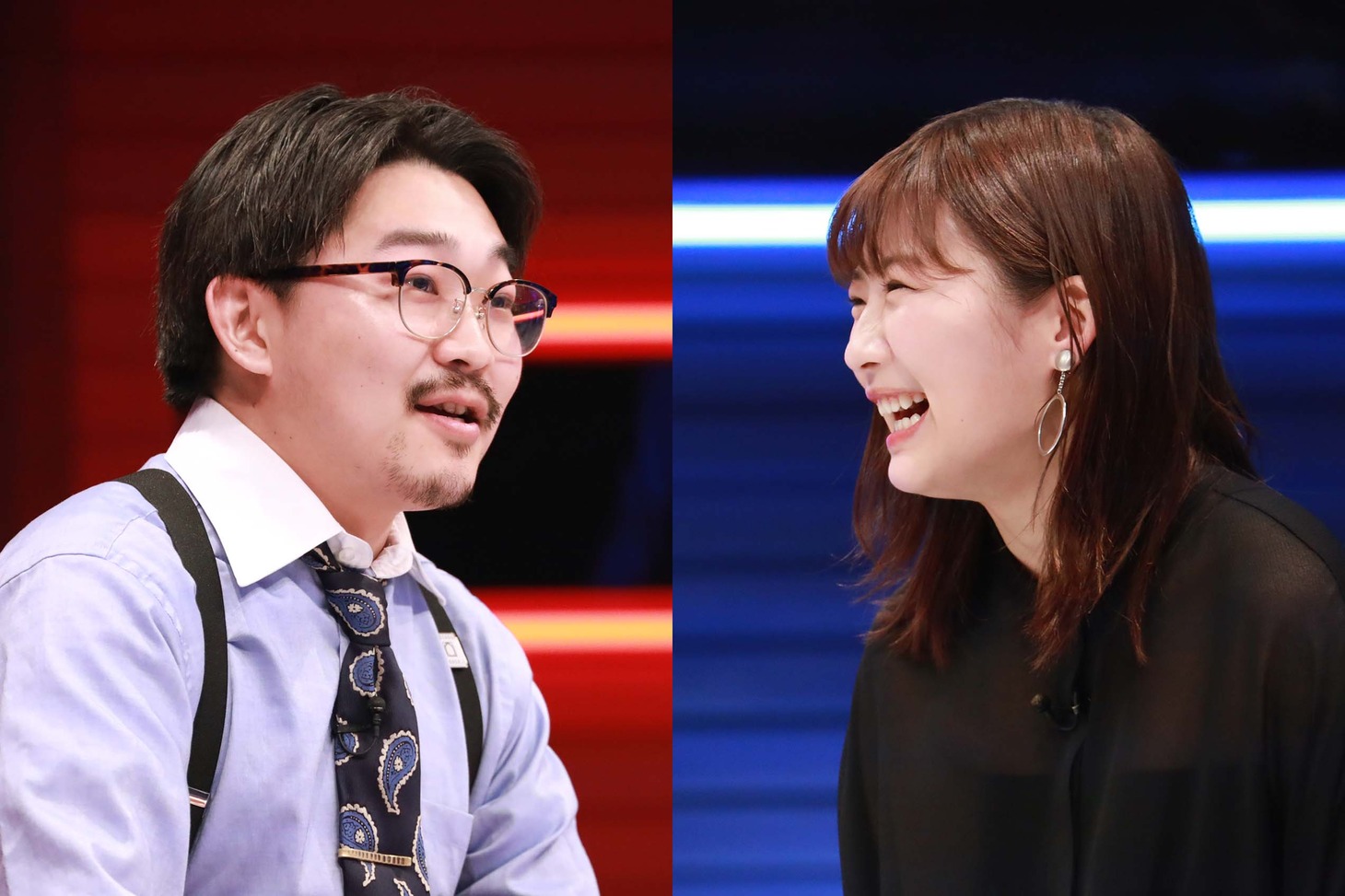 （左から）オズワルド伊藤、伊藤沙莉。(c)フジテレビ