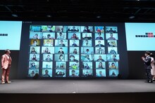 間寛平の吉本新喜劇ゼネラルマネージャー就任会見の様子。